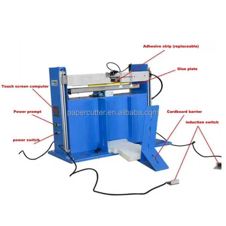 Paper Box Gluing Machine  Glue Application Machine