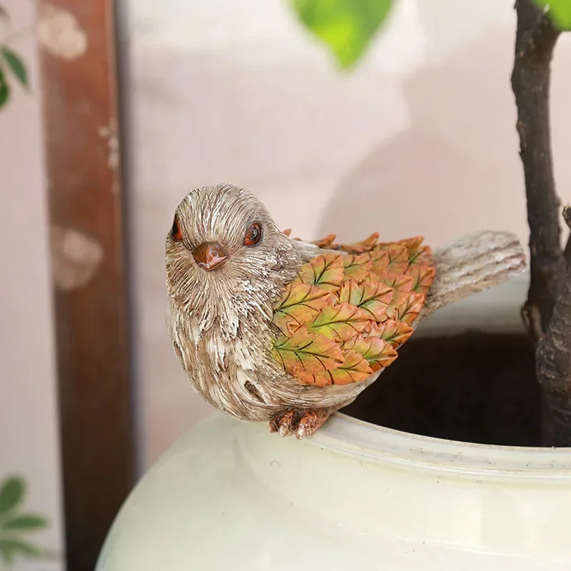 

2023 New Ornament Outdoor Home Decorations Owl Statue Animal Starue Resin Craft