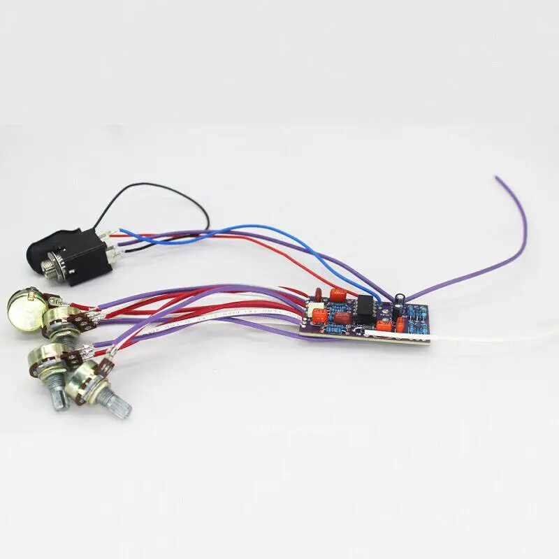 Built-in Active Circuit 3-Band EQ Tone Board for P Deluxe Retrofit Repair