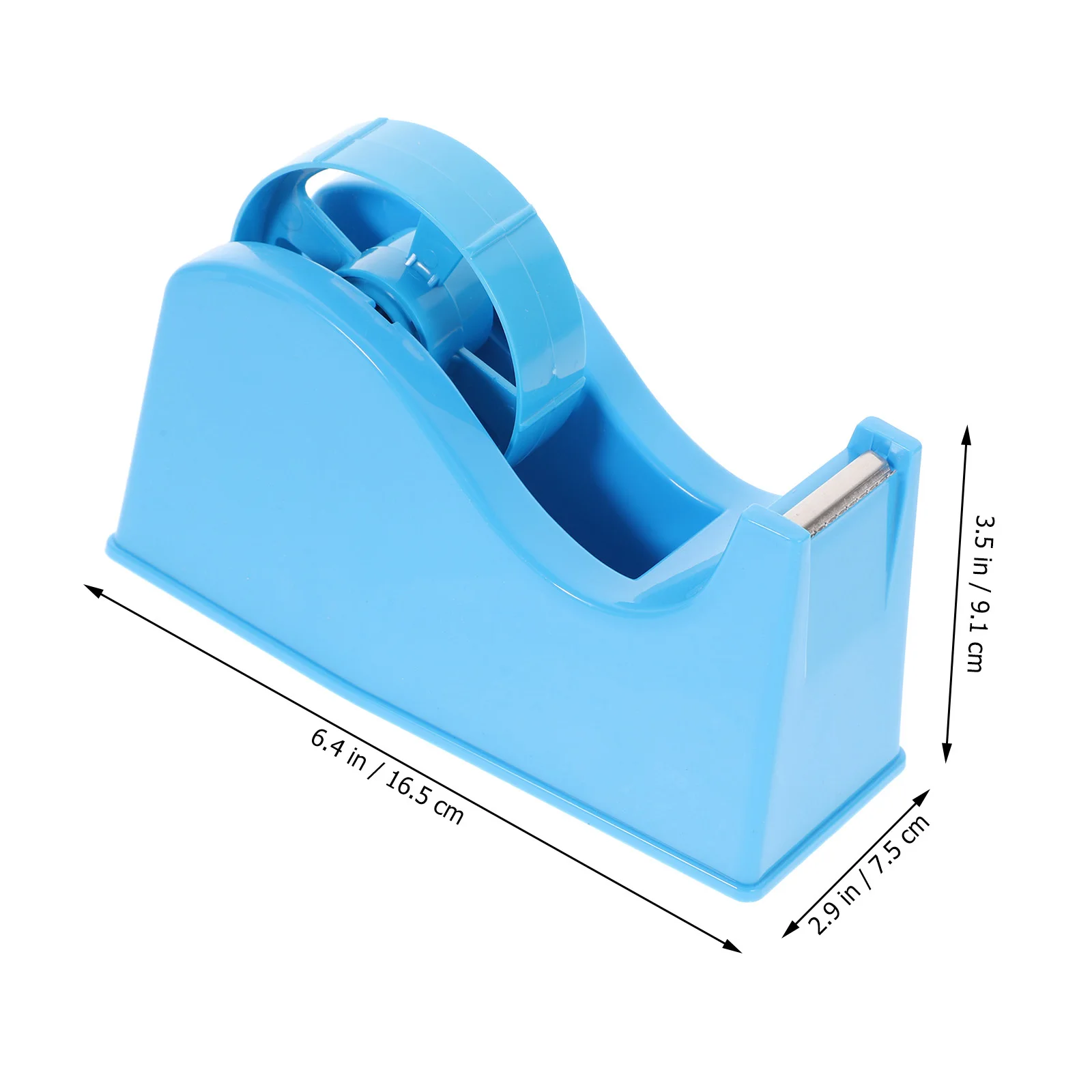 Desktop Tape Dispenser Weighted Base Stable Non Slip Mat Fast Tape Cutter Sealing Parcel Holder Adhesive Paper Cutting Machine