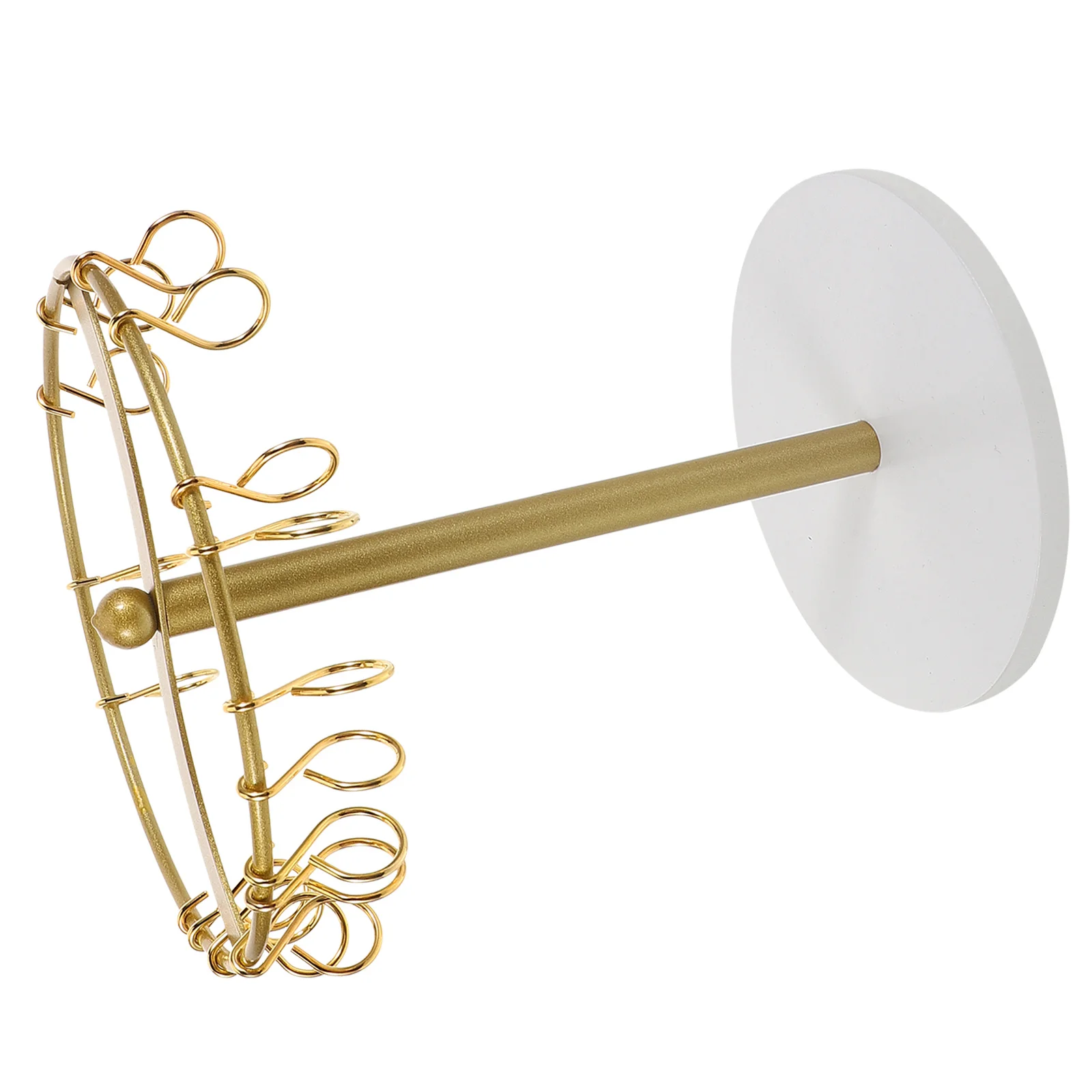 

Hair Clip Organizer Metal Desktop Storage Rack For Women , Multicompartment Hair Accessory Holder, Bedroom Bathroom