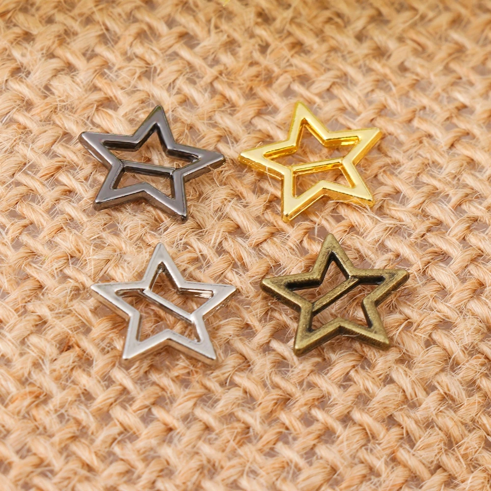 20 ชิ้นคุณภาพสูง 4 สีของเล่นตุ๊กตา Tri-glide Star Buckle Belt Buttons Doll Bags Accessories Diy Dolls Buckles