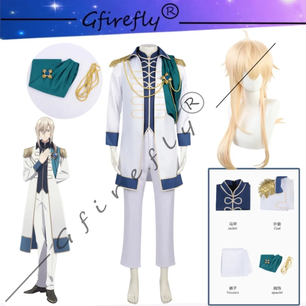 

The Fish That Got Away Was Big Prince Renato Exquisite Uniform Cosplay Costume Unisex Adult Performance Halloween Comic Con Wear