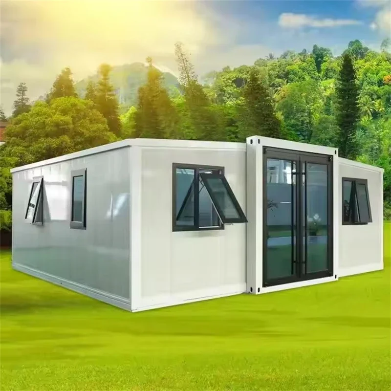 Expandable Container Houses Tiny Homes 2 3 4 Bedroom Steel Structure Frame Quick Build 20 ft Garden Rooms Portable Mobile Home