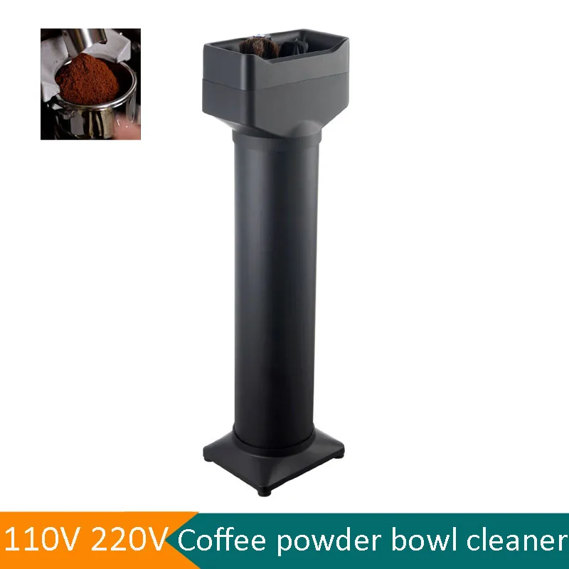 58MM Coffee Handle Cleaning Machine Automatic Coffee Grounds Bucket Cleaning Brush Equipment 16L Commercial Portafilter Cleaner