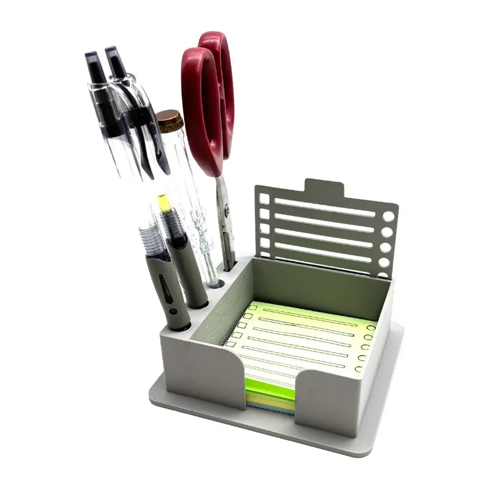 Notepad with Template Portable Note Pad Dispenser with Template Sturdy Pla Notepad Organizer Universal Note Holder for Office