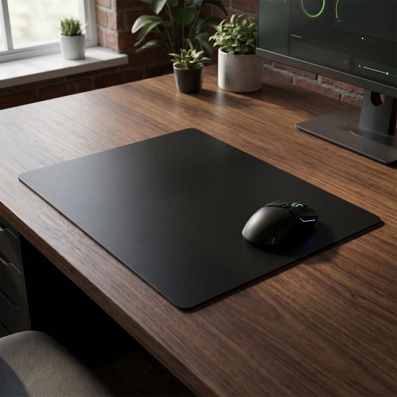 Glass Mousepad 14.17x12.60 High Hardness Tempered Smooth Surface Precision Speed Control Gaming Mouse Pad Desk Mat Esports Use