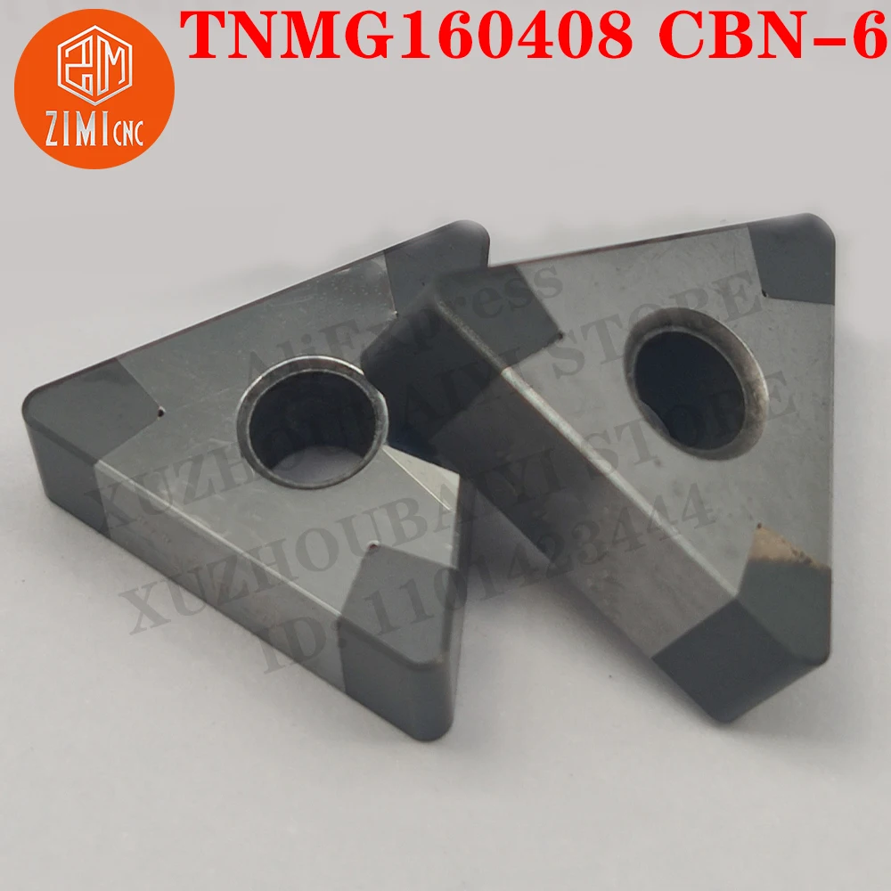TNMG160408 CBN-6 Boron nitride diamond carbide Insert quenched steelturning tool TNMG Blade metal lathe mechanical cutting tools