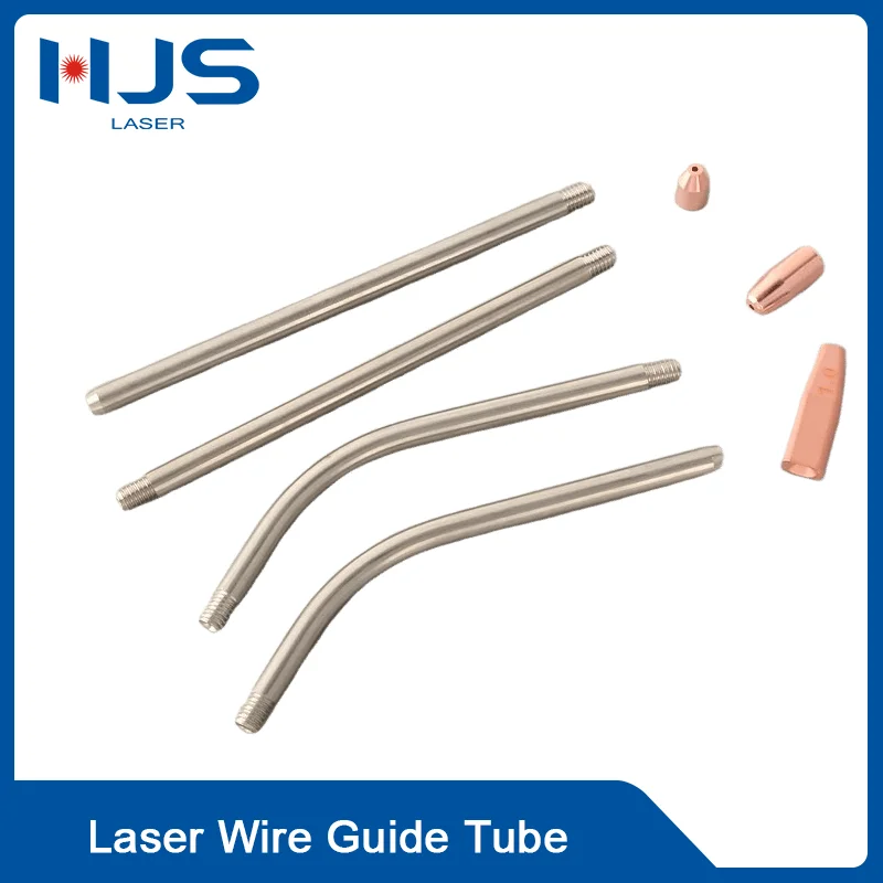 Laser Handheld Welder Wire Guide Rod Laser Wire Guide Nozzle Straight/Bent Welding Wire Nozzle For QILIN Raytools Ospri SUP WSX