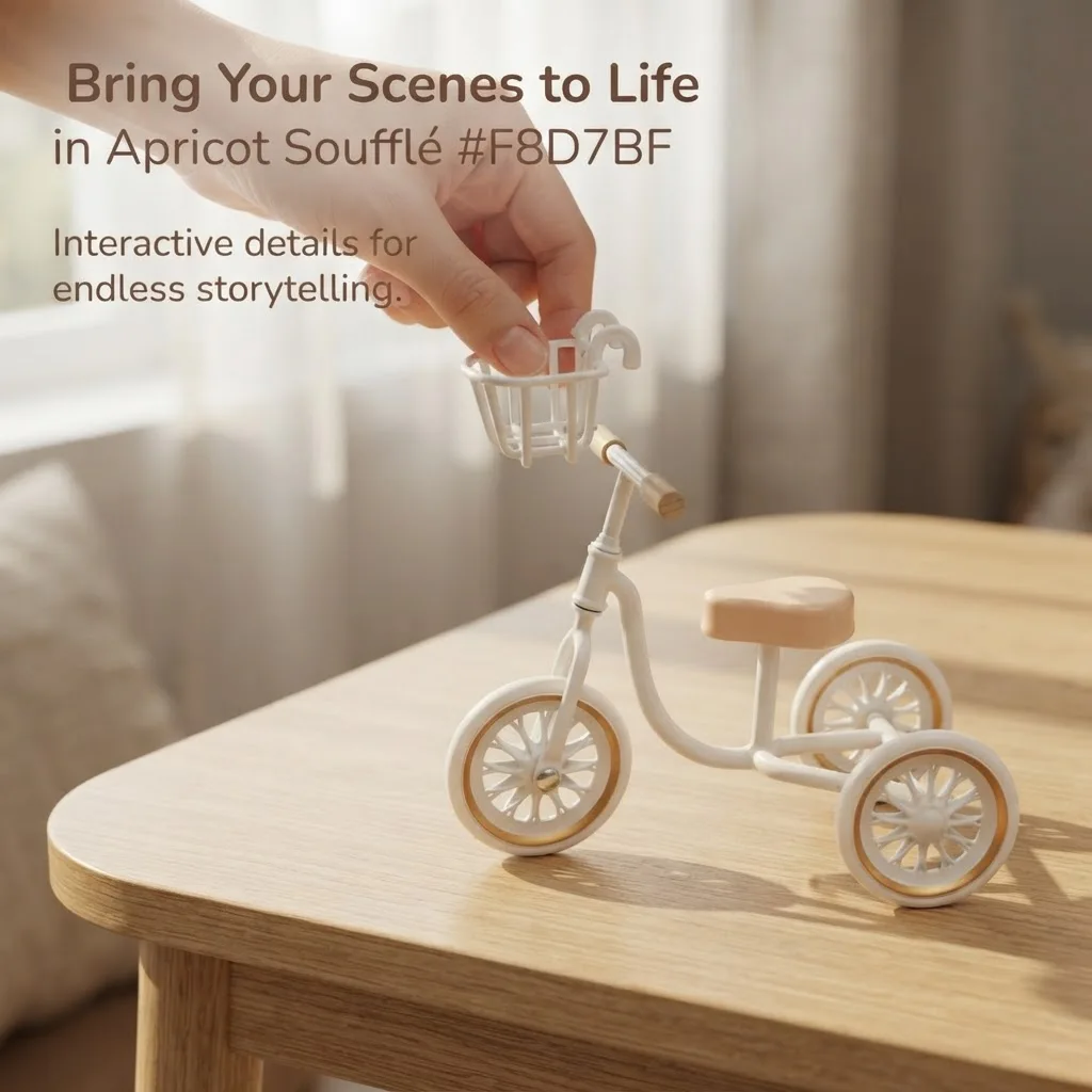 Home Decor Wrought Iron Tricycle Bicycle Model Non-Electric Decorative Ornament The Perfect Gift for Any Occasion