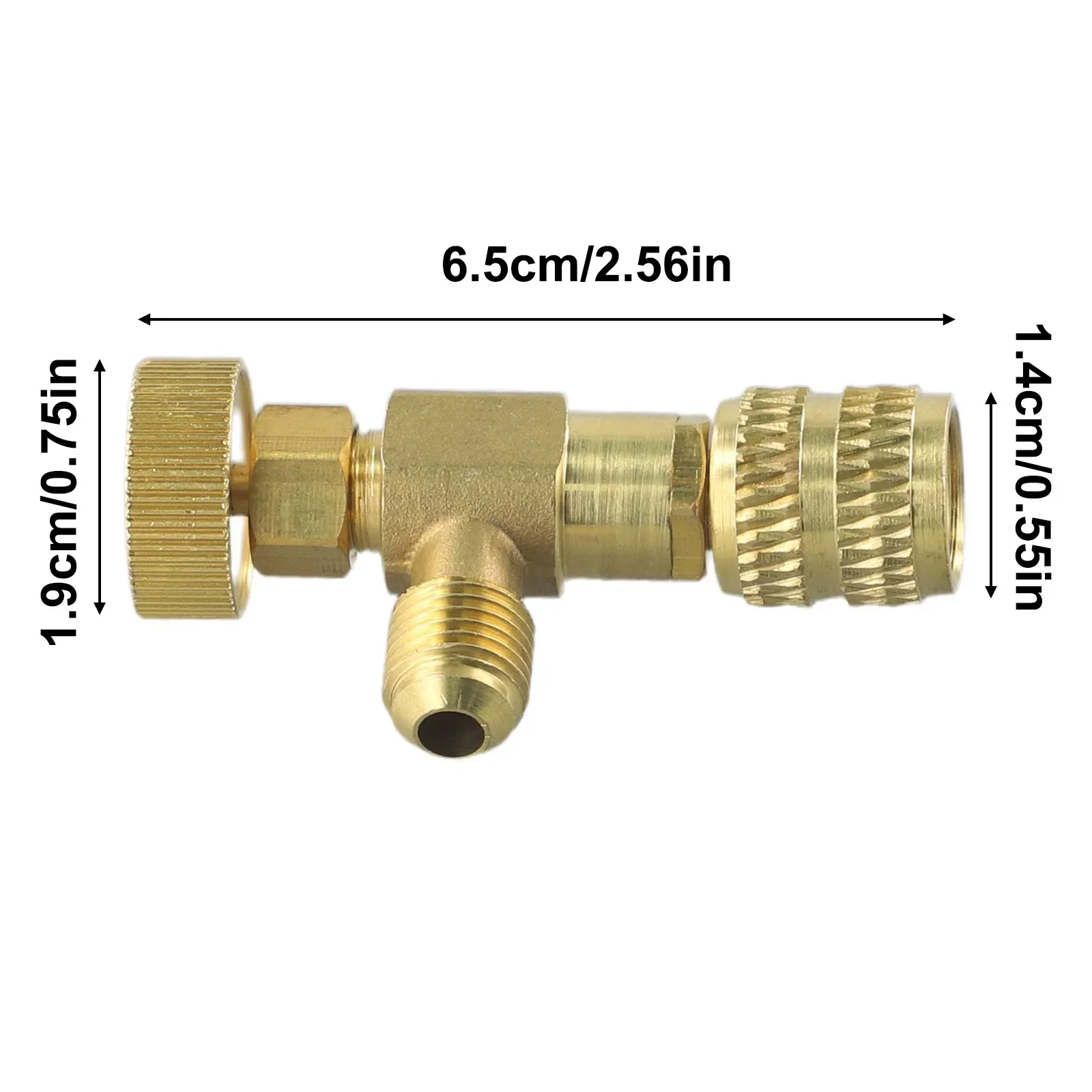 R410A Valvola di sicurezza per ricarica di refrigerazione Adattatore per aria condizionata Valvola di sicurezza per liquidi Parti di macchine utensili CNC in rame