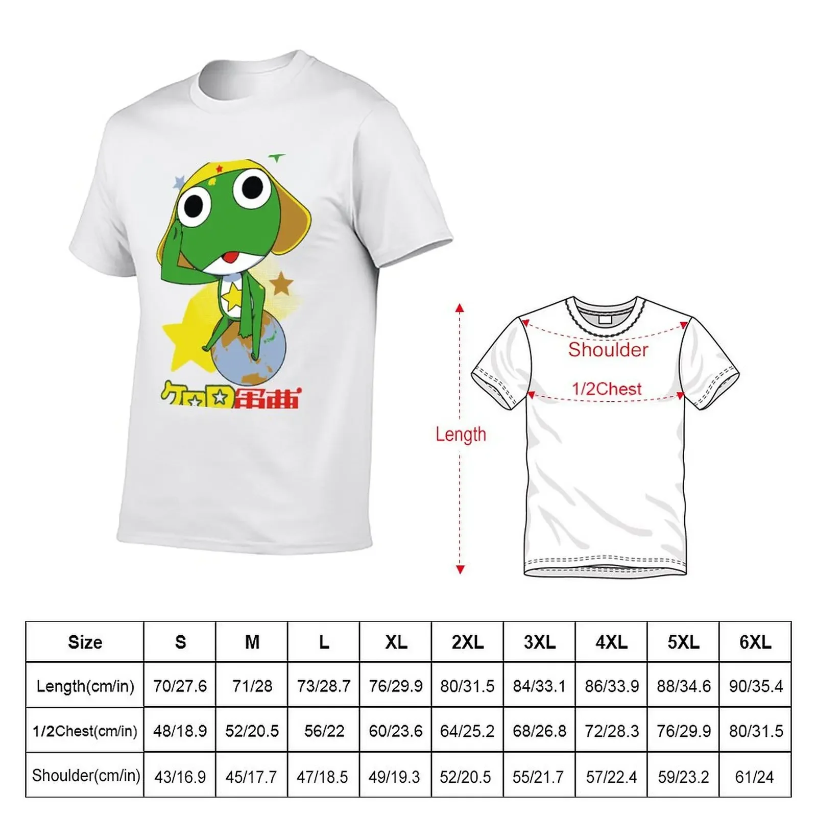 Sgt. Keroro T-Shirt rapper graphic tees cotton graphic tees aesthetic clothes cheap stuff slim fit t shirts for men