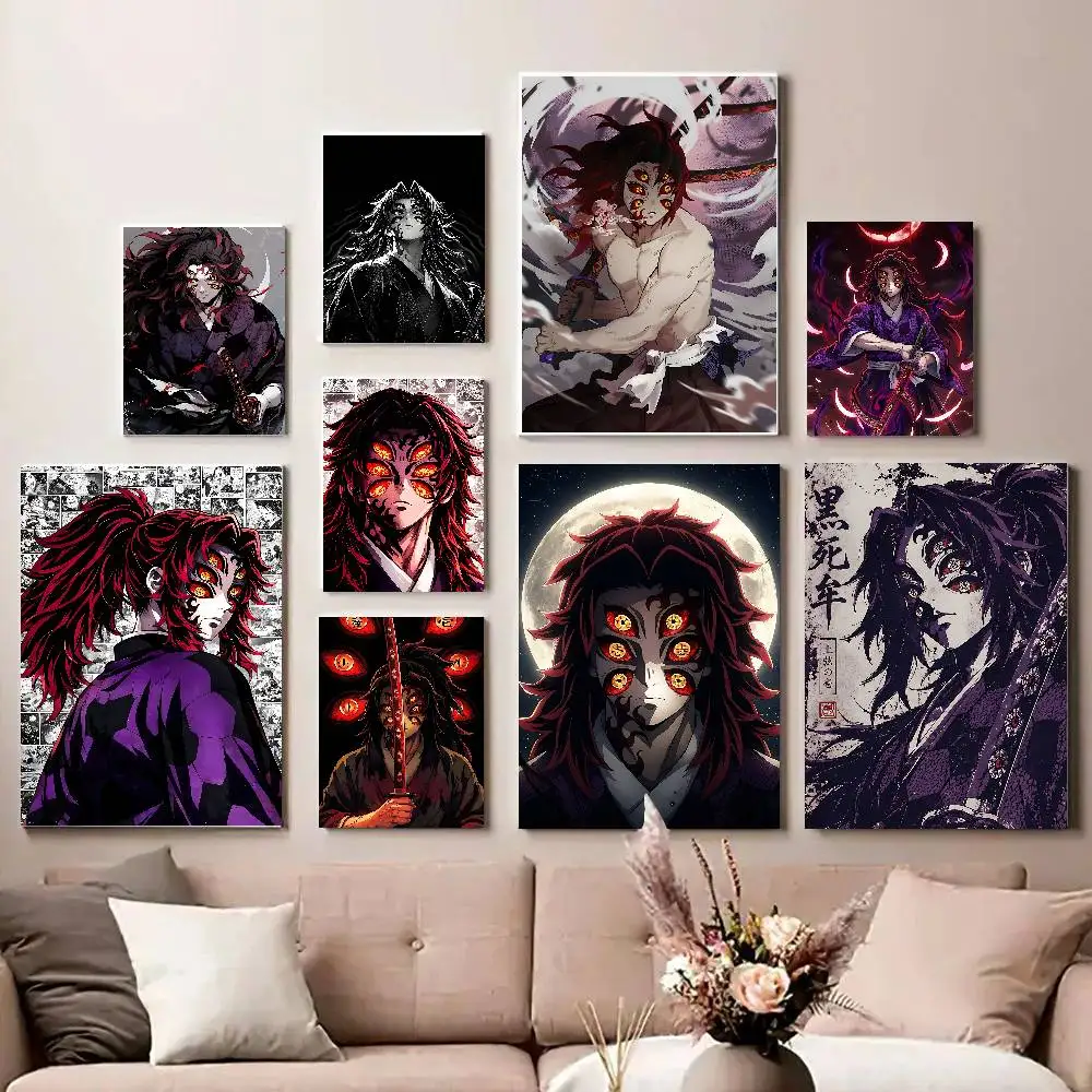 K-Kokushibo Poster High Quality Print Poster Waterproof Wall Art Movie Posters For Living Bedroom Retro Room Decor Gift