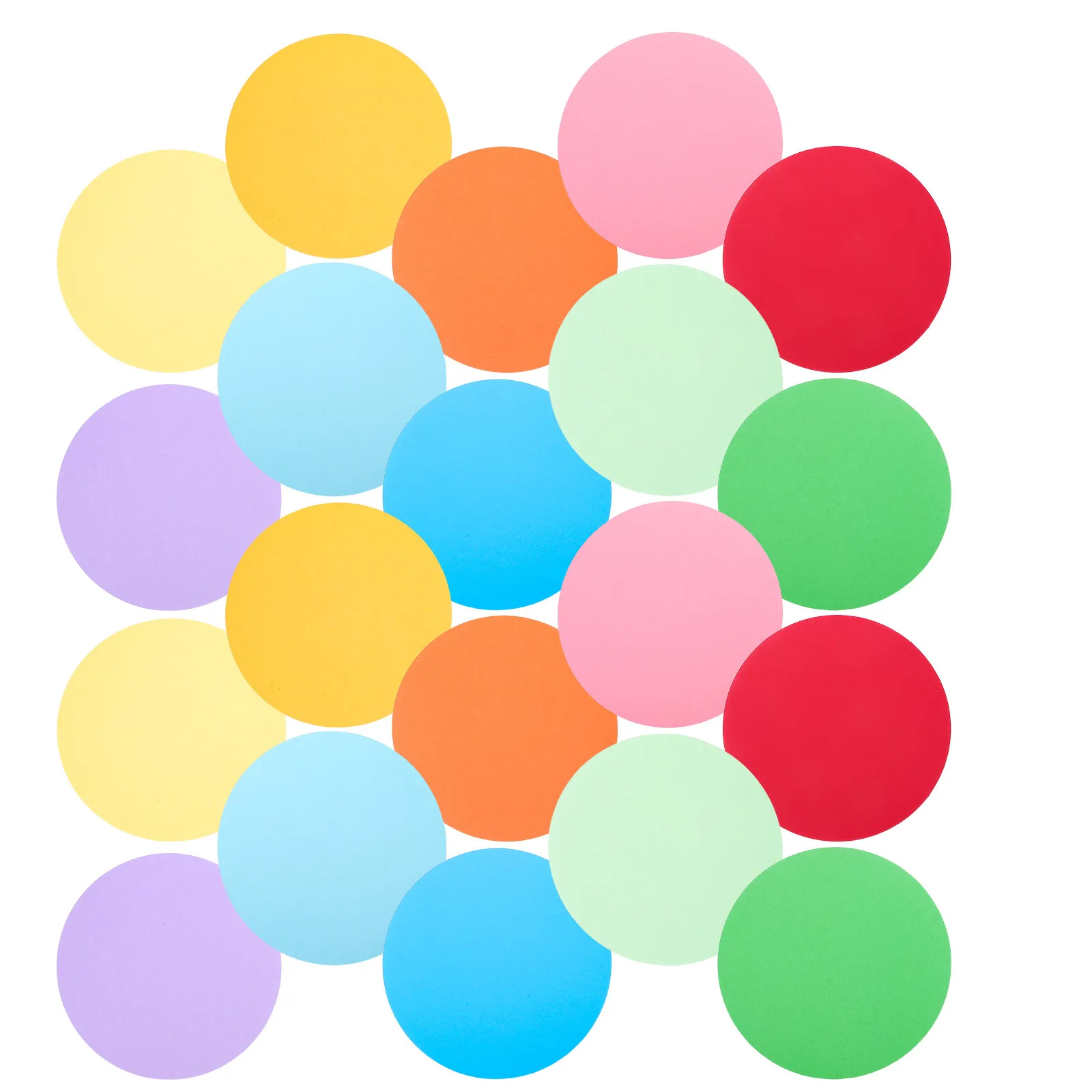 40Pcs Floor Cardstock Dots Round Colored Paper Carpet Spots for Classroom Sitting Activities Orderly Transitions Rug Spot