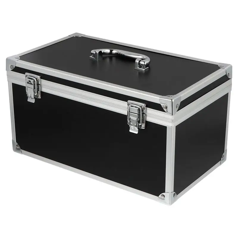 

Aluminum Alloy Tool Box Multifunction Hard Storage Case Carrying Equipment Container Impact Resistant Case With Sponge 29x16x15