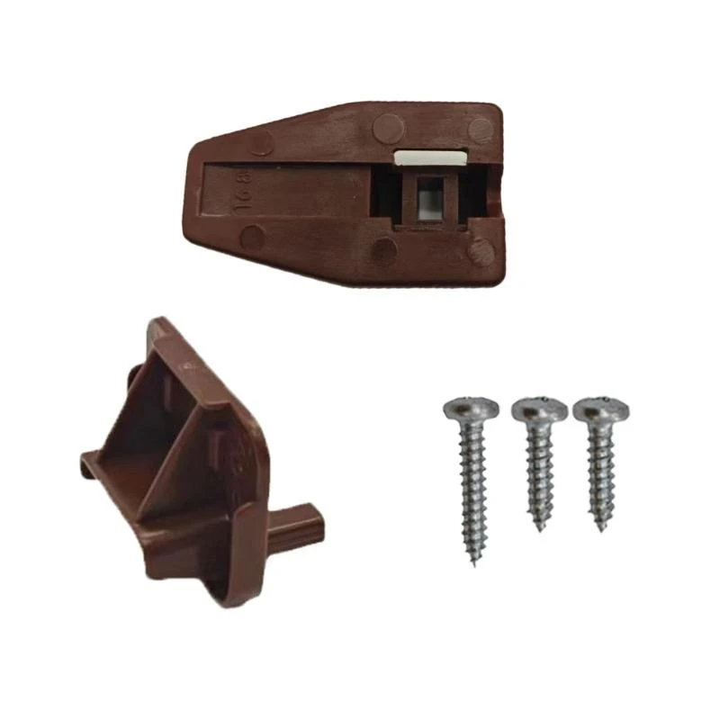 5SET Slide Laci Enduring dengan Logam Backing & Screws Drawer Track Guides and for Nightstand Drawer Systems .Y5GA