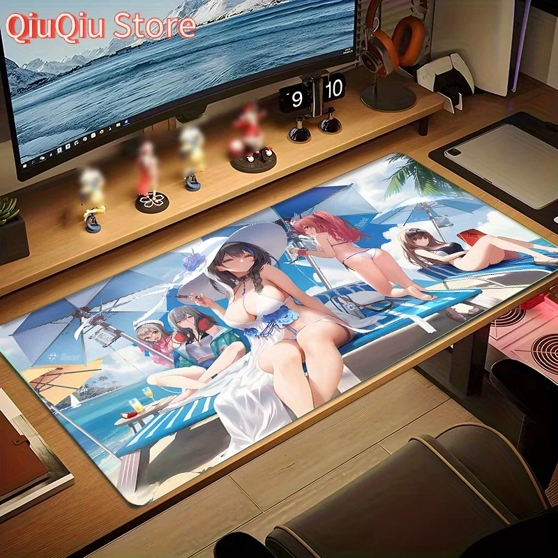 ملحقات لوحة الماوس Victory Goddess Nikki 5، لوحة ماوس ألعاب كبيرة مطاطية غير قابلة للانزلاق، وسادة مكتب للكمبيوتر المحمول المزخرفة #1