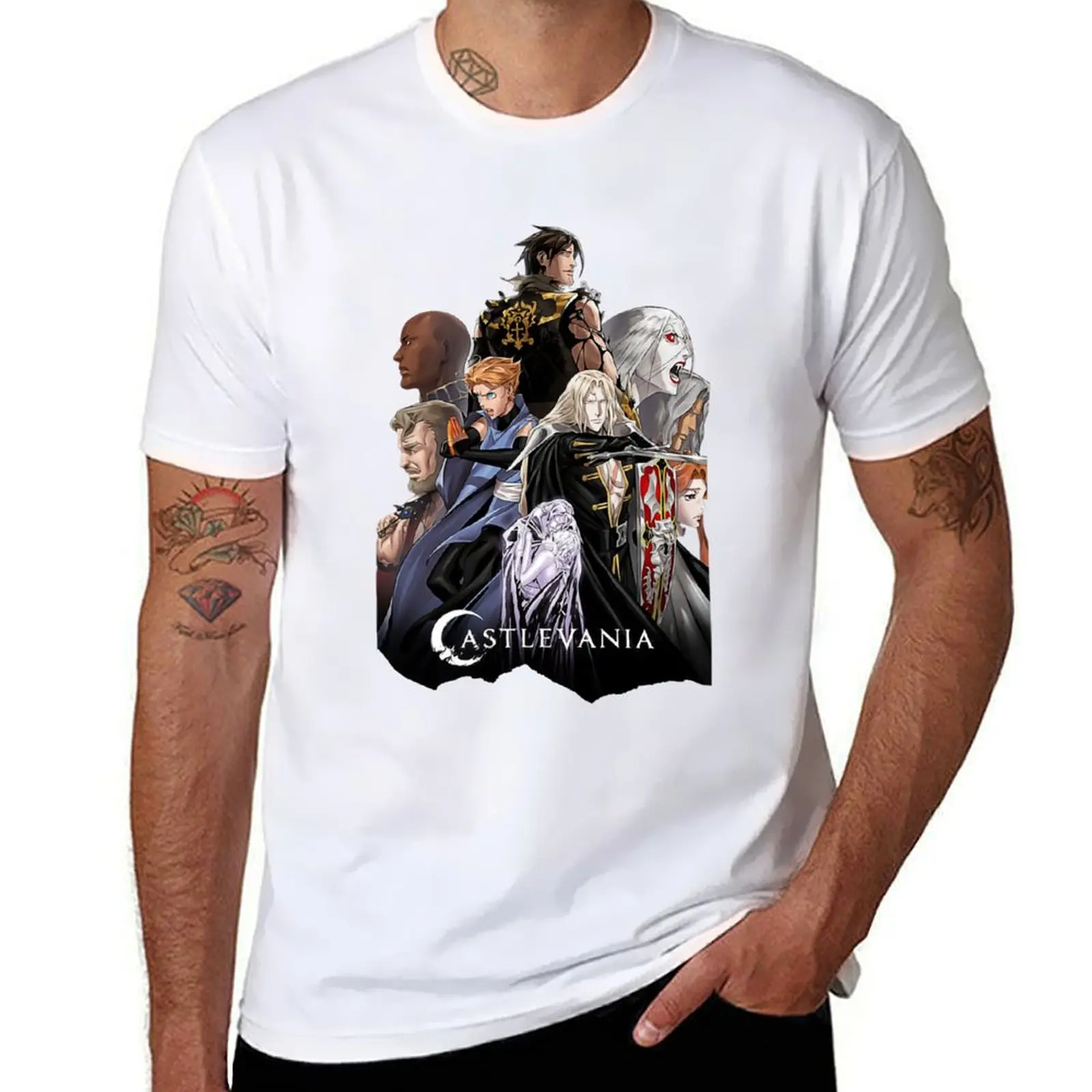 

Trevor Belmont Funny Character Anime Video game T-Shirt man t shirts for men casual funny t shirts man T-Shirt