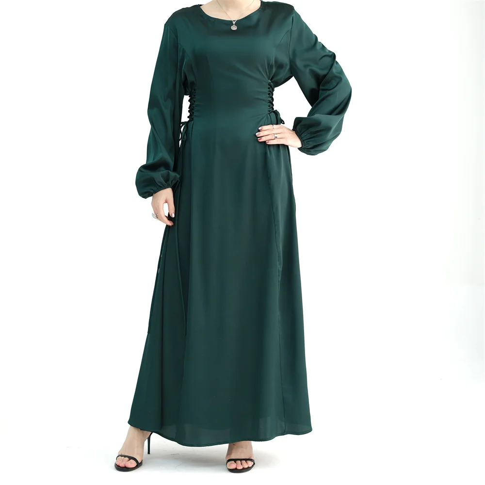 Vestido kaftan muçulmano para mulheres, vestido preto modesto, abaya islâmico, Eid marroquino, Ramadã, Dubai, luxo, elegante