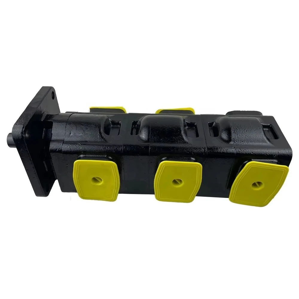 162880165 Triple hydraulic gear pump for agricultural machinery and crane from China manufacturer