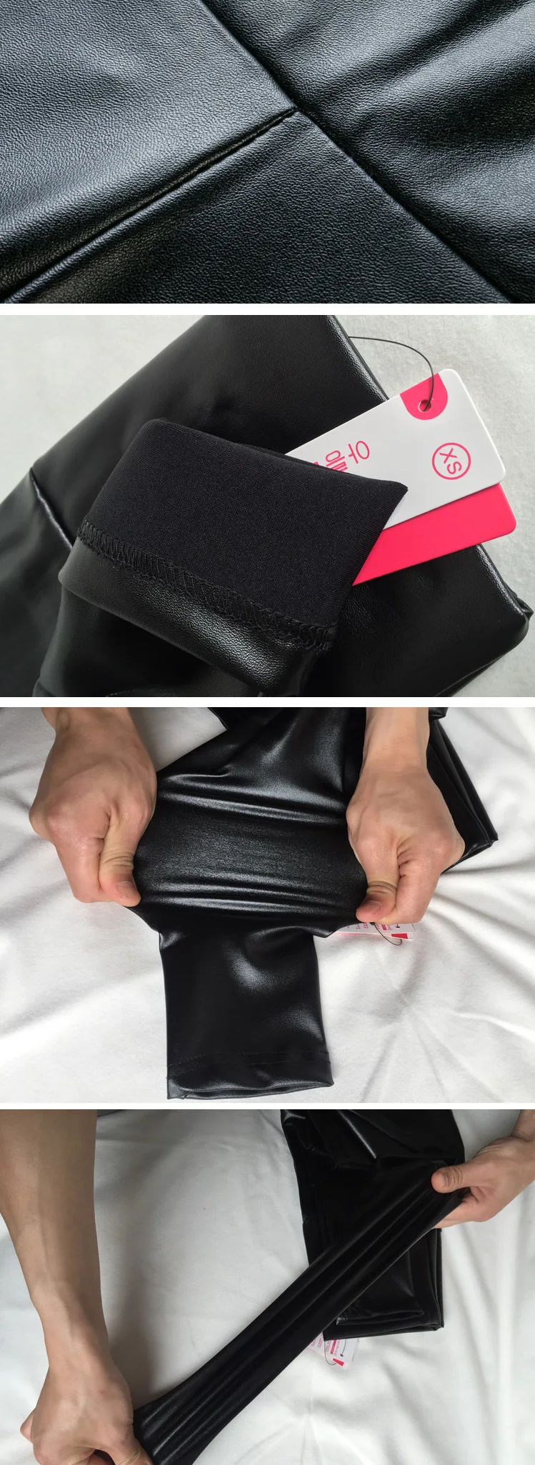 New Design Women High Waist Leather Pants Thin Tight Leggings Black Spring Autumn Cross Border Commerce Hot Multi Color Optional