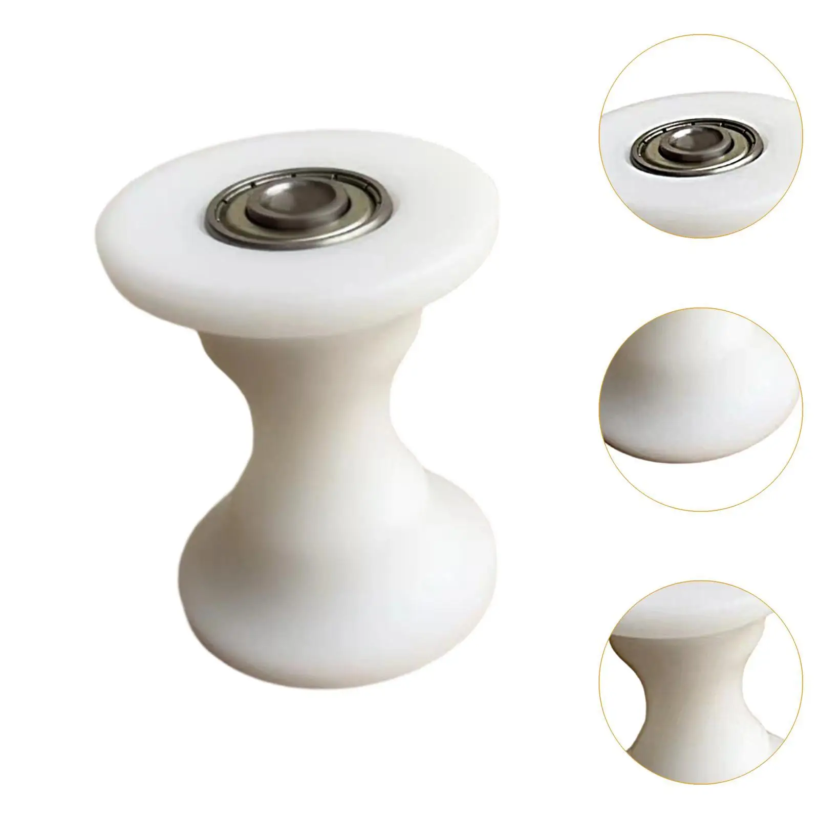 Durable Nylon U Groove Pulley Wheel Smooth Rolling Gym Guide Part Accessory for Vertical Climbing Machine and Stepper