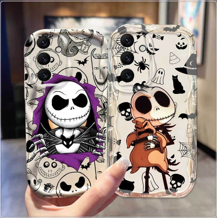 

Christmas Eve Skull Disney For Samsung A55 A54 A53 A52 A35 A34 A33 A32 A25 A24 A23 A22 A21S A15 A13 A14 5G Wave Oil Funda