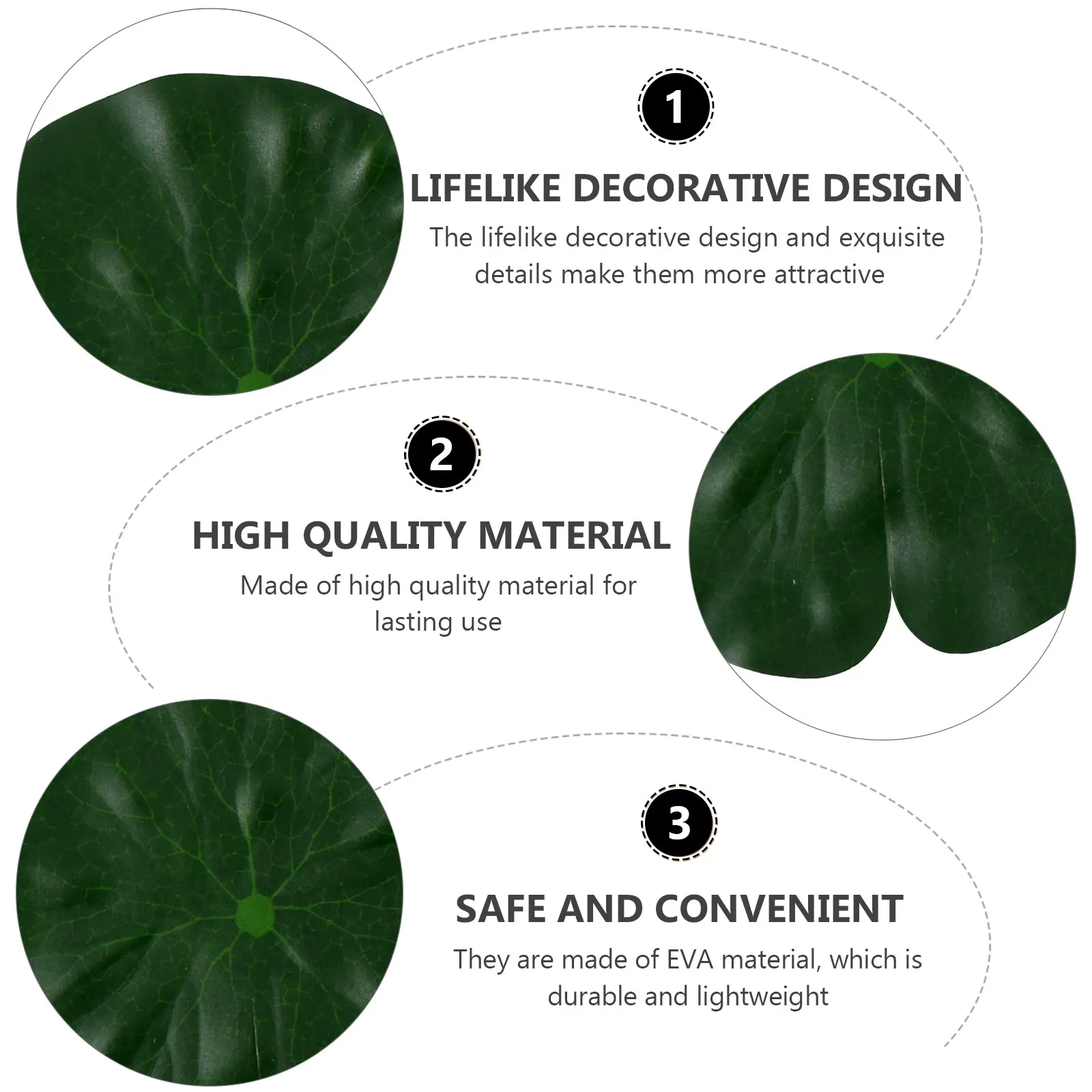 

9 PCS Lotus Leaf Decoration Lily Pad Float for Lake Pool Pads Floating Water Pond