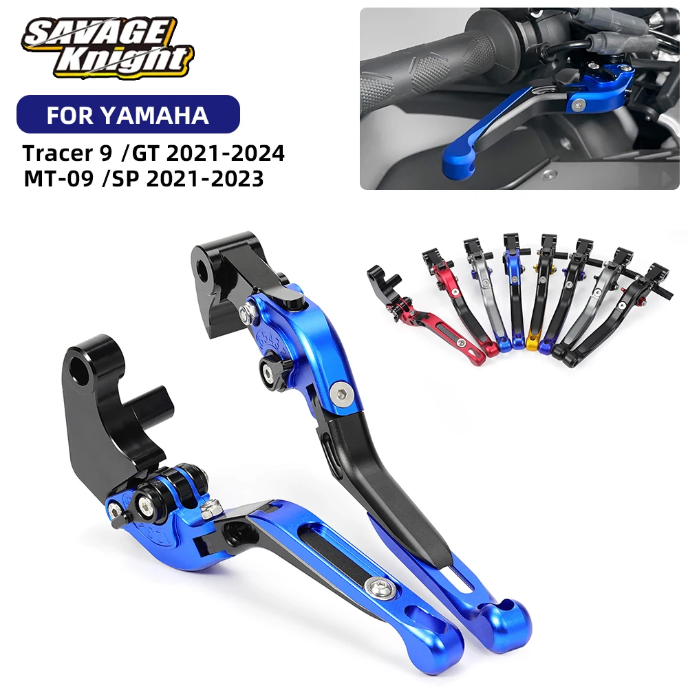 

2024 Tracer 9 GT Foldable Brake Clutch Lever Extendable Hand Lever For YAMAHA Tracer 9 /GT 9GT MT-09 MT09 MT 09 SP 2021-2023