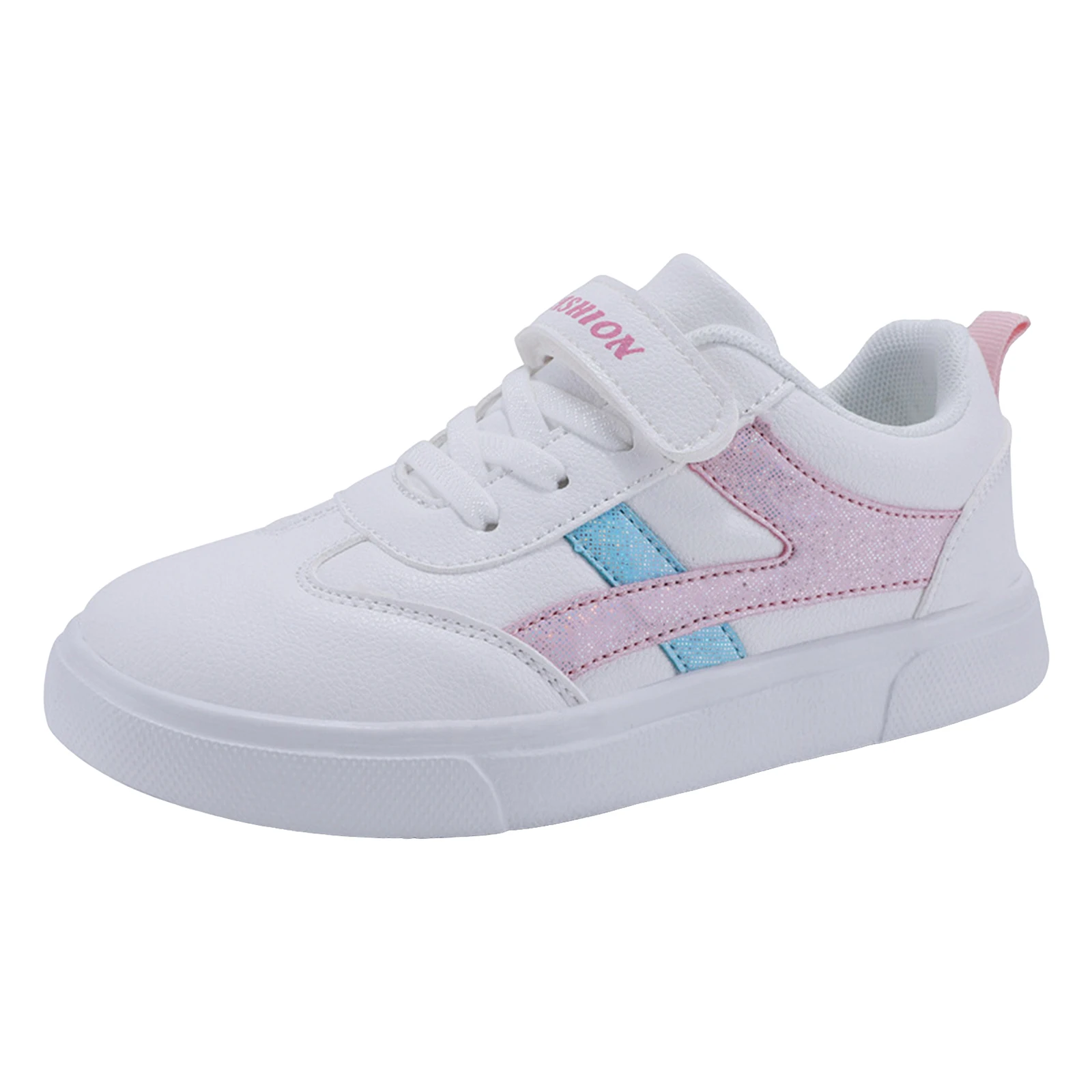 

Детская обувь для девочек. Детская повседневная обувь на плоской подошве со шнуровкой для девочек. Модные кожаные белые туфли. Студенческая теннисная обувь для маленьких девочек.