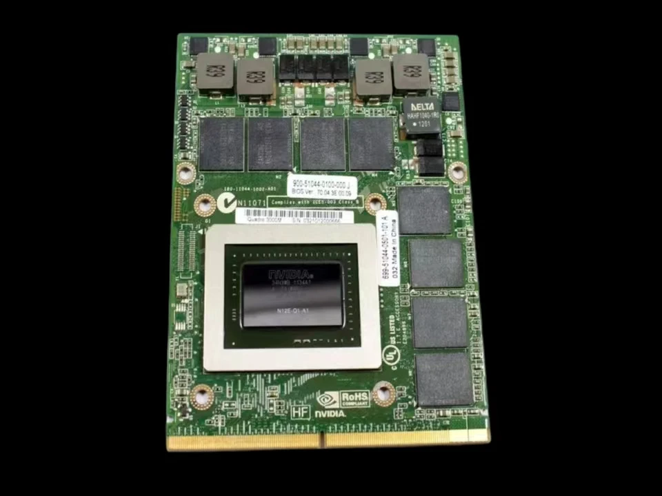 Quadro 3000M Q3000M GDDR5 2G N12E-Q1-A1 Video VGA Graphic Card 0RDJT7 HP DELL180-11044-1002-A01