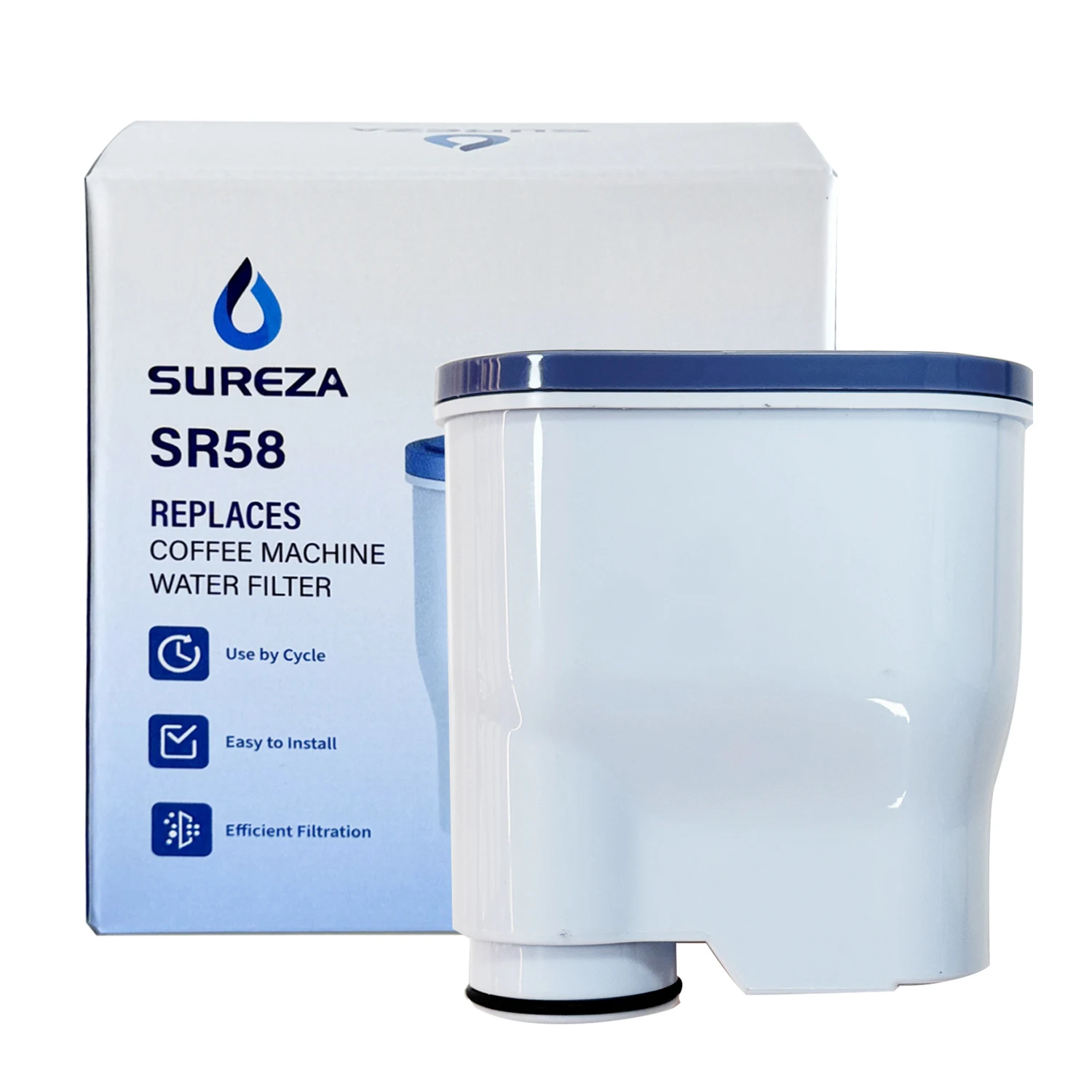 Filtro de água para máquina de café, substituição para Philips Saeco AquaClean CA6903/00/01/10/22, filtro de água compatível com PicoBaristo
