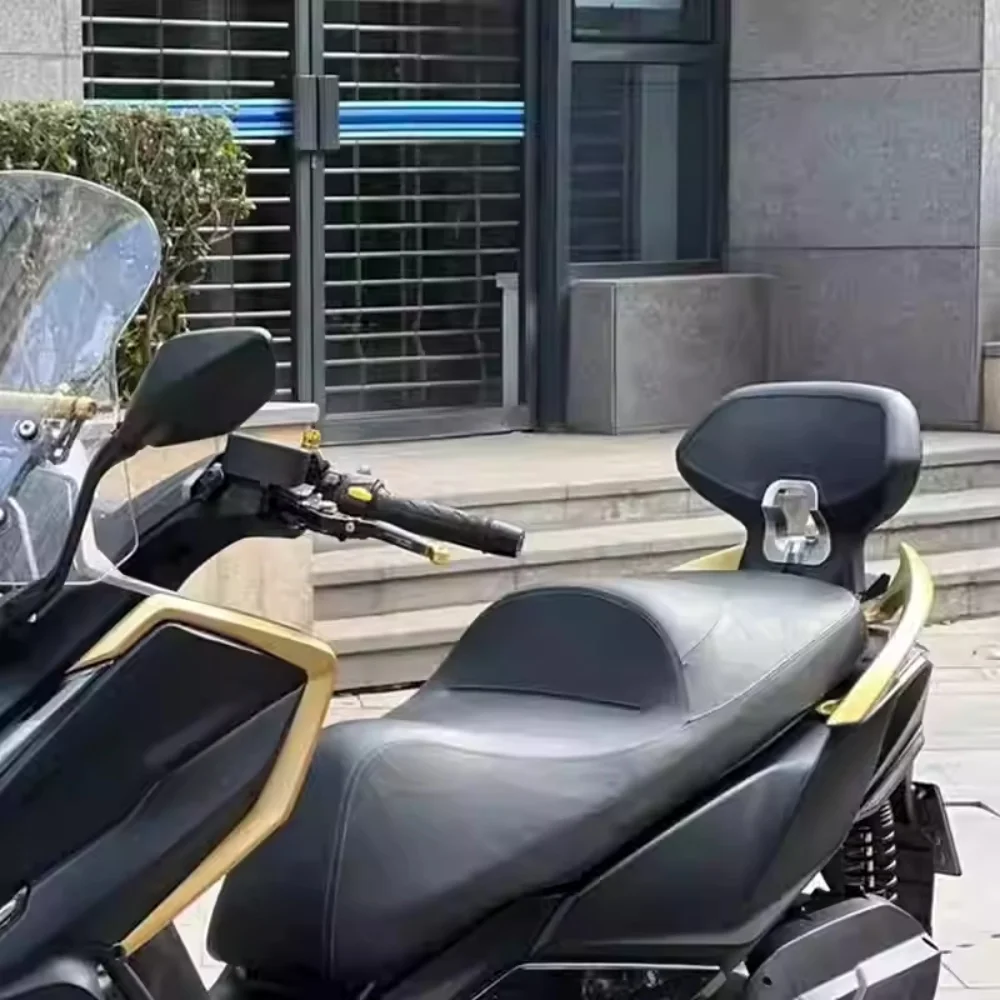 Backrest modification for Kymco Xciting S250 and S350, Xciting ST250, CT250 and CT300 backrest accessories and cushions.