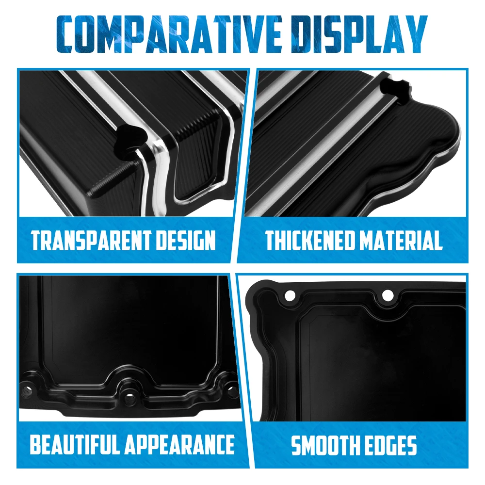 غطاء علوي لمحرك الدراجة النارية غطاء صندوق الروك يغطي لدراجة Harley Twin Cam Softail FLSTC Tourig Electra Street Glide Dyna 99-17 CNC