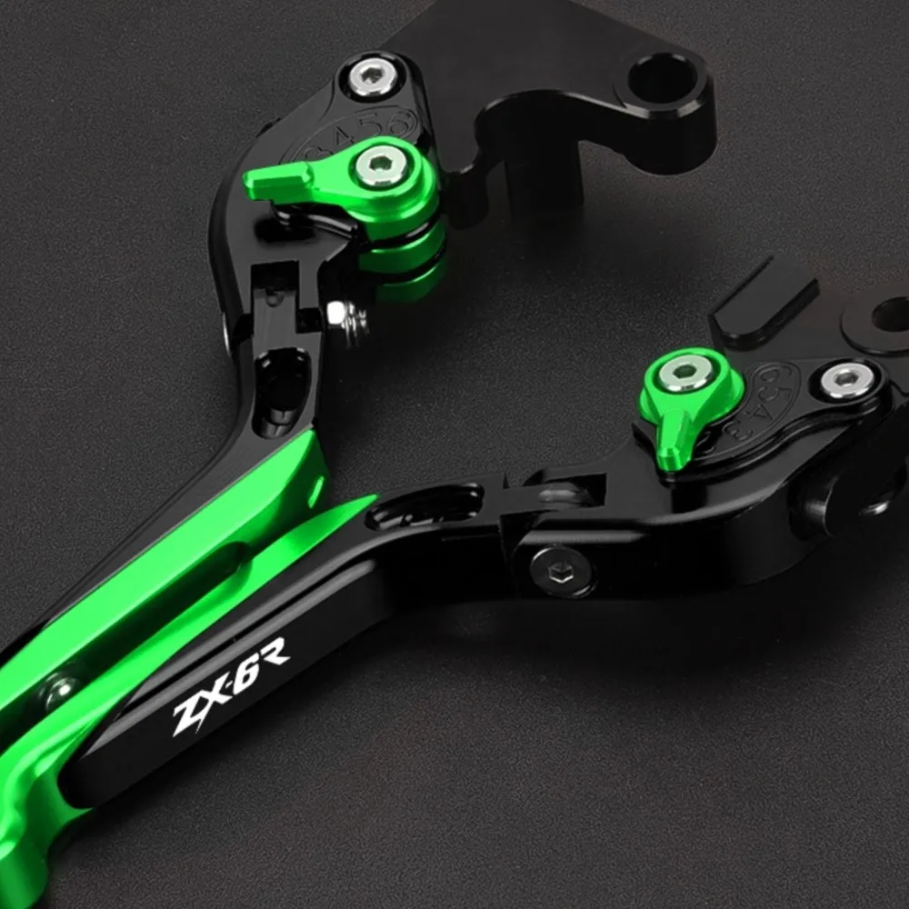 

For KAWASAKI NINJA ZX6R 2019-2021 2022 2023 2024 2025 Motorcycle Accessories Adjustable Extendable Foldable Brake Clutch Levers
