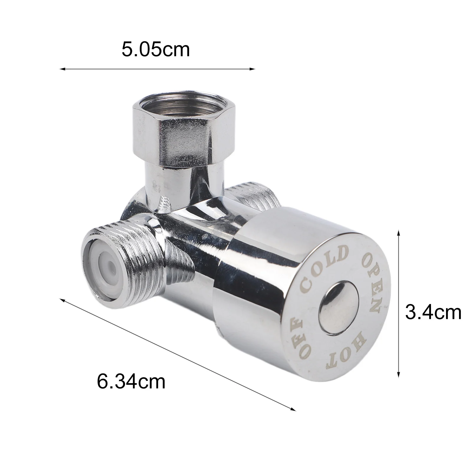 Zinc Alloy Hot Cold Water Mixer Valve For Bathroom Shower G1/2 Thread Mixing Valve Water Heater Accessries