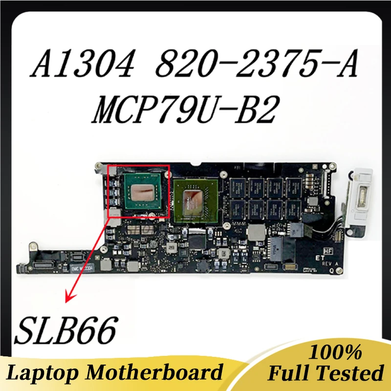 

Материнская плата 820-2375-A для Macbook Air A1304, материнская плата для ноутбука SLB66, системная плата для ноутбука 100%, хорошо работает