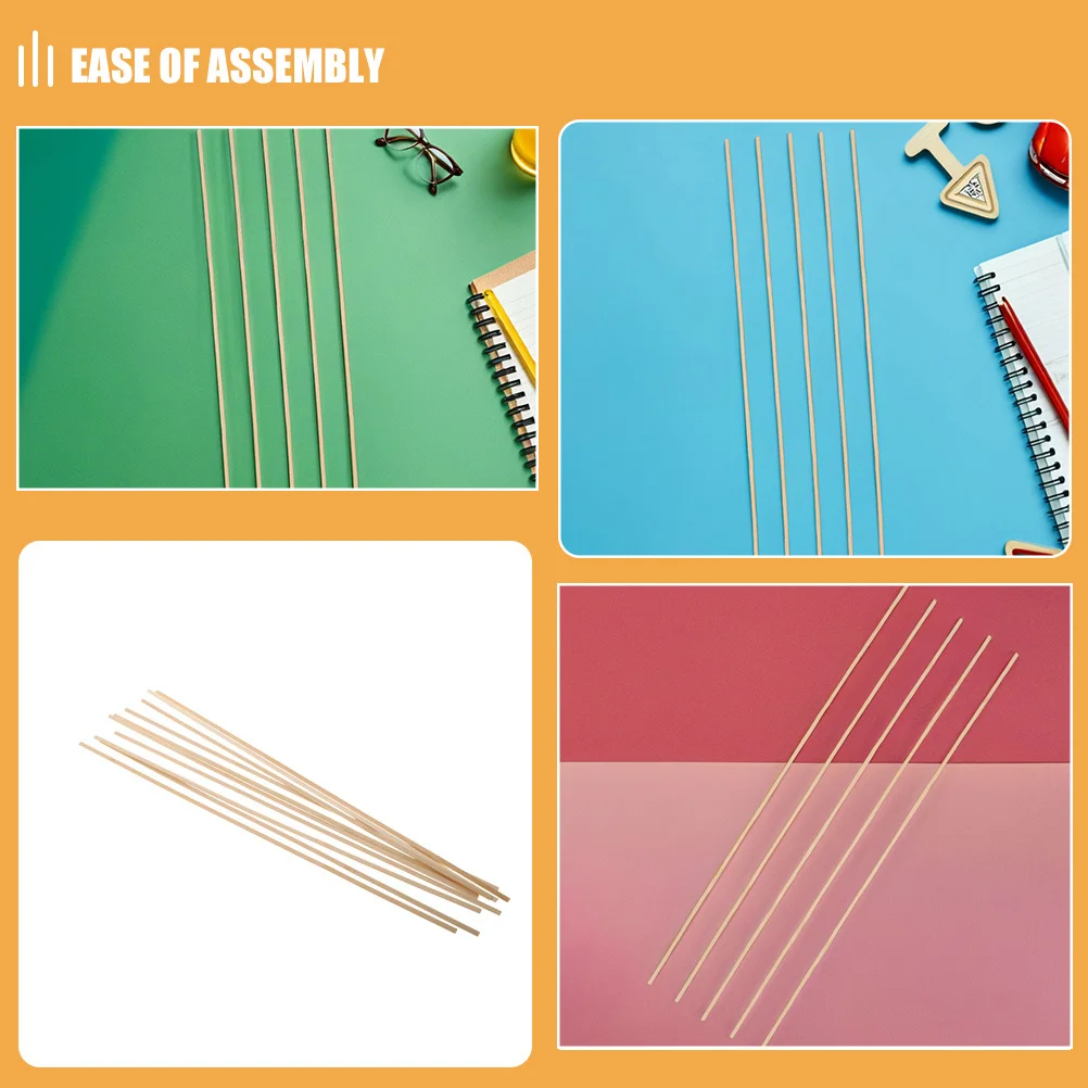 20 قطعة ملحق الضوء للطائرات الورقية الأطفال طائرة ورقية المواد مجموعة لم تنته الخيزران وتد قضبان DIY بها بنفسك مشاريع متعة الطيران في الهواء الطلق #4