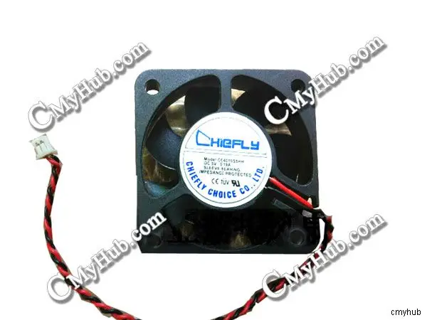 CHIEFLY CC4010S5HH DC5V, 0.19A, 4010, 4cm, 40mm, 40X40X10MM, 2 핀 냉각 선풍기, CC4010S5HH