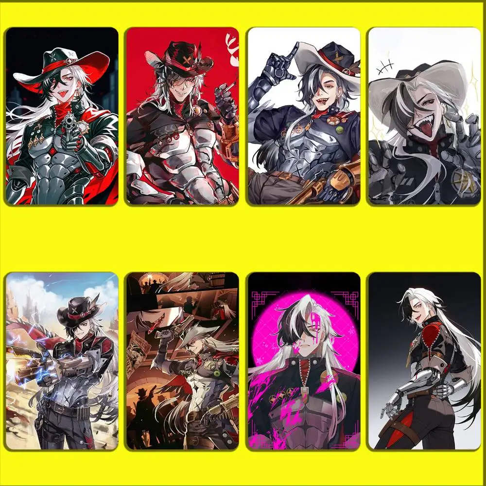 

Boothill H-Honkai Star Rail Card Stickers For Debit Bank Credit Cards Metro Bus Pass Sticker Decoration Cover Skin