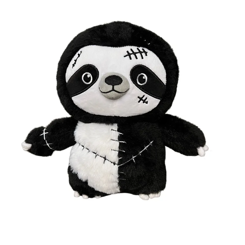 Hot Sloth Plush Toys Dark Series Toys Halloween Party Atmosphere Decorations Funny Realistic Decorative Ornament Gift For Friend