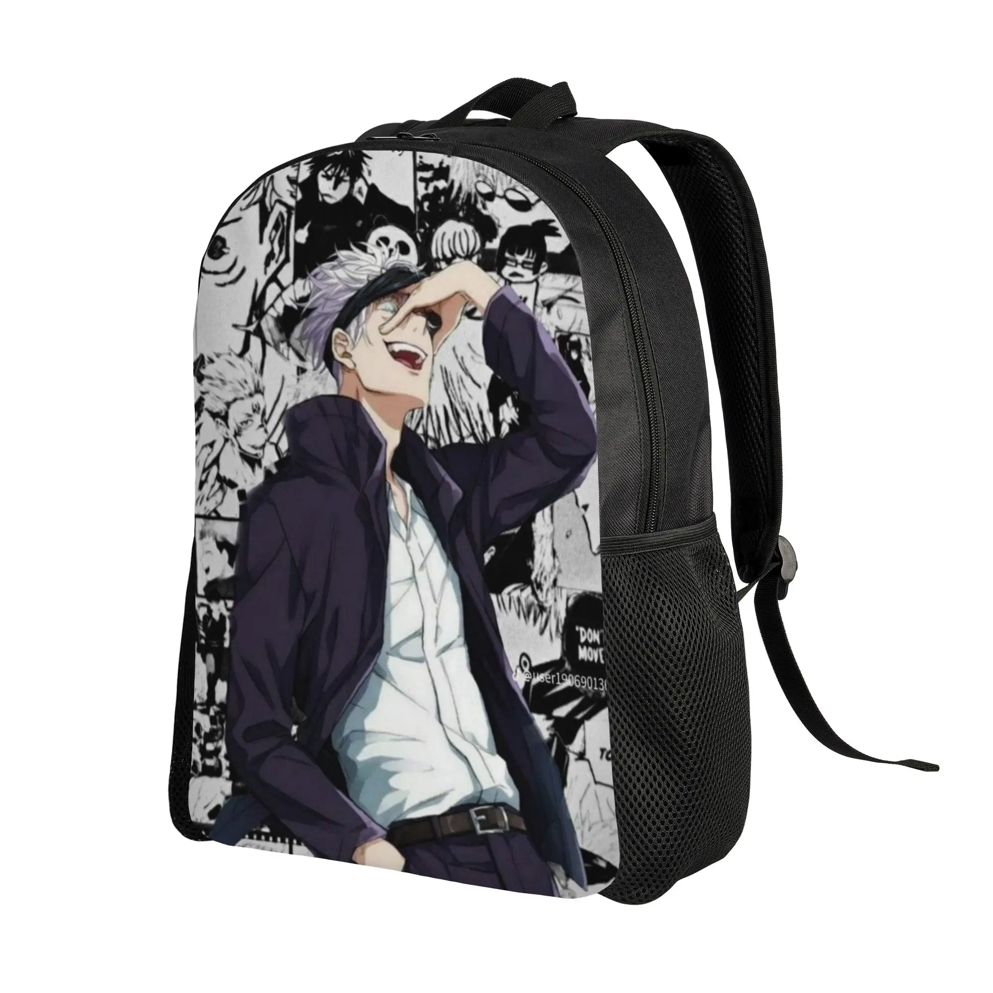 Jujutsu Kaisen Bookbag Back to school season Satoru Gojo (18)  Daily Backpack