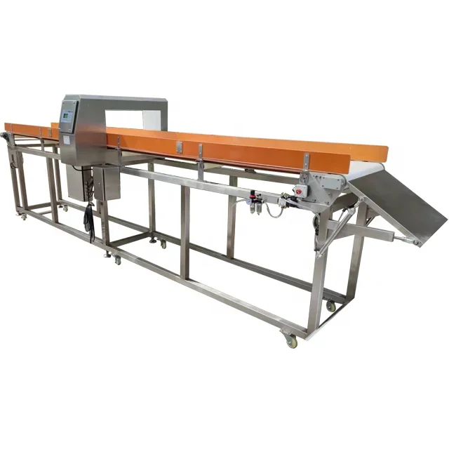 Bottle washing line industrial metal detector for Plastic recycling industry