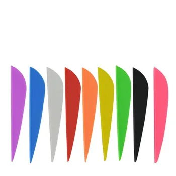 50 יחידות / הרבה גומי חץ ונס 2 / 2.5 / 3 / 4 / 5 אינץ 'פלסטיק פלטש ונס קשתות לחץ קשתות DIY