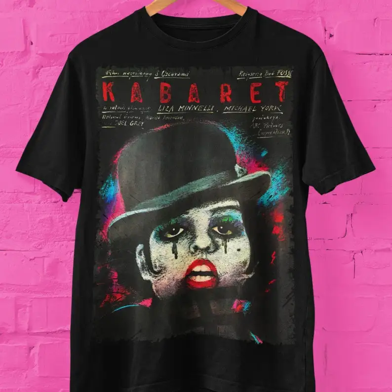 Cabaret T Shirt, Classic Liza Minnelli Shirt, Caberet Polish Movie Poster T Shirt, Movie Fan Gift