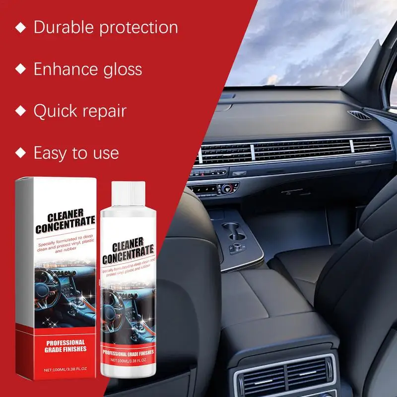 Car Refurbishing Agent Car Refurbishment Cleaning Agent Kit Interior And Component Cleaner Vehicle Scratch Removal With Sponge