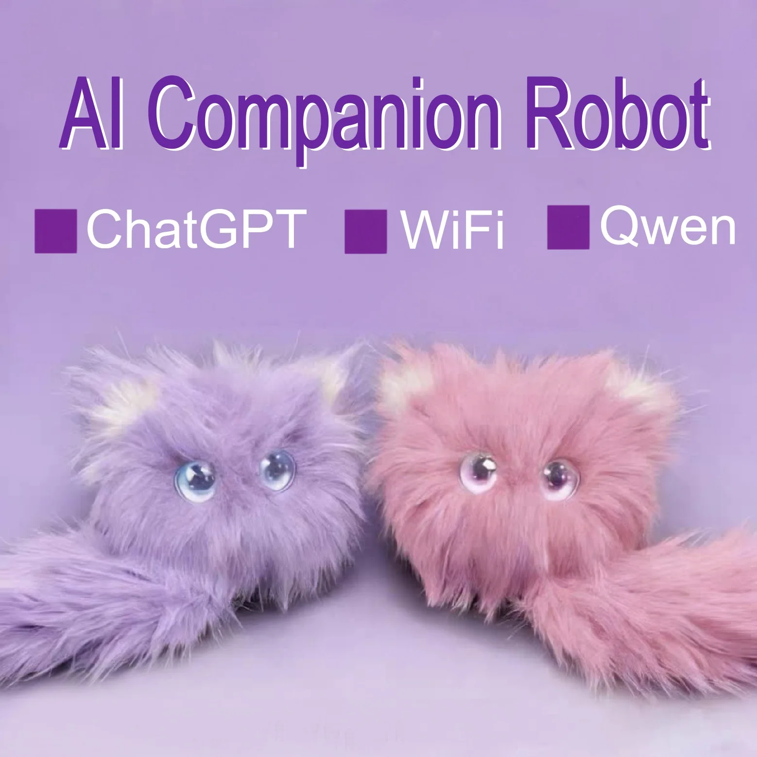 AI Chatbot ChatGPT Christmas Gift Companion Robot Chat Plush Pet Toy Interactive Rechargeable Educational Voice