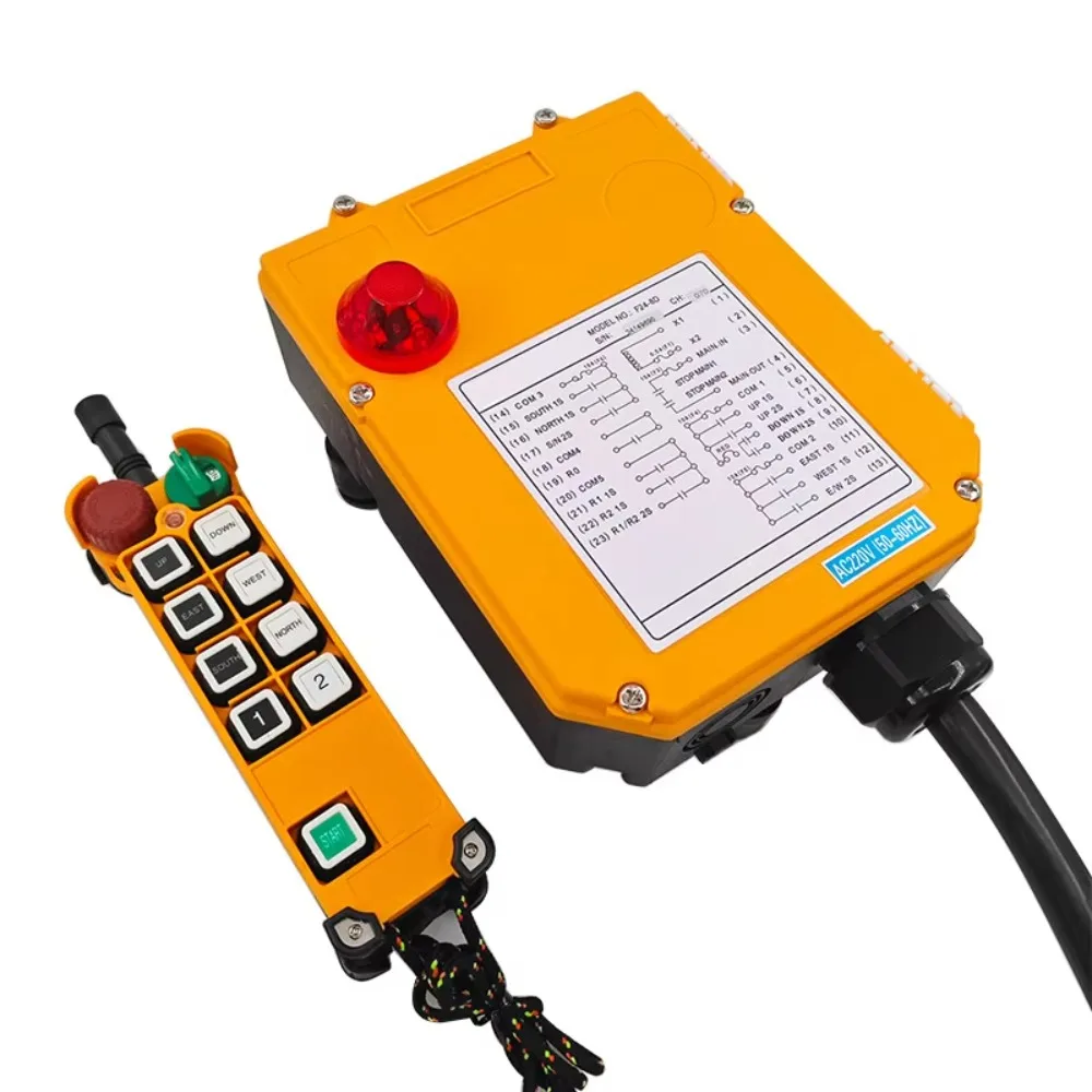 

F24-8D/S grúa Radio inalámbrica Industrial doble velocidad interruptores Control remoto controlador puente aéreo elevación