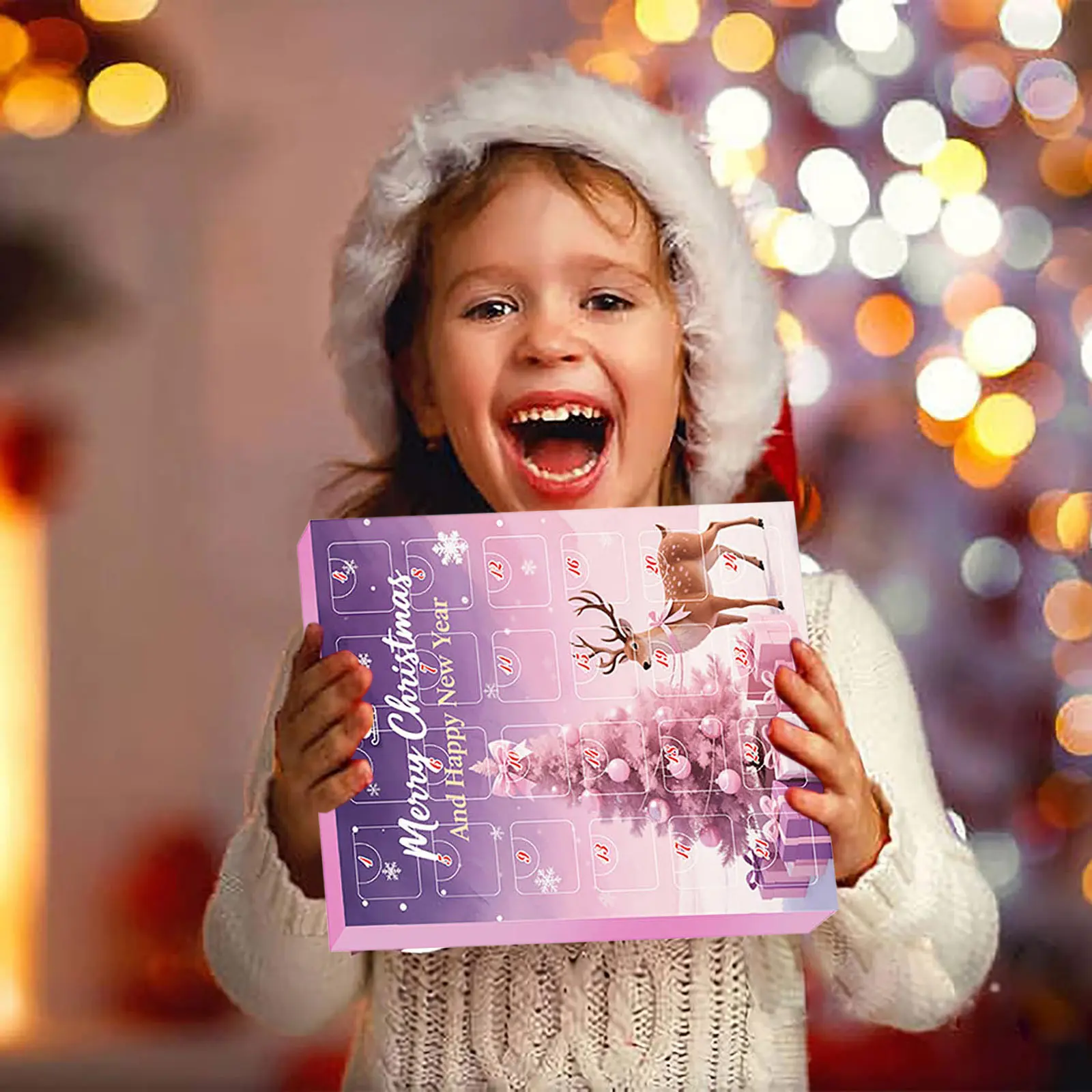 Interval Clock Timer Christmas Advent Calendar Bracelets For Girls 24 Days Xmas Countdown Toothbrush Timer for Kids 1 Minute