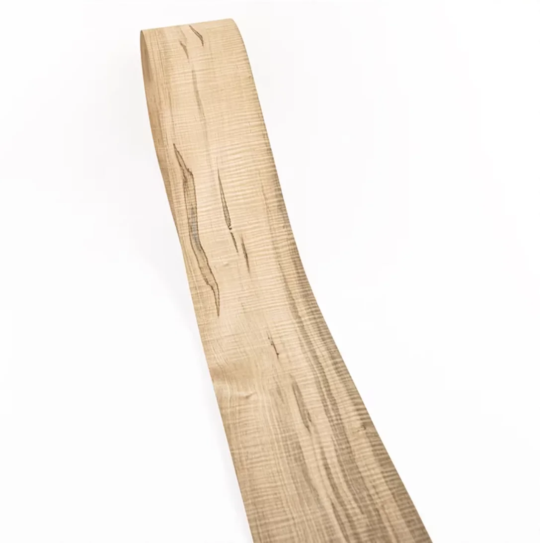 0.5mm  Natural Vintage Maple Curly Wood Veneer Sheets DIY Crafts Speaker Guitar Body Veneer Cabinet Interior Decoration Material